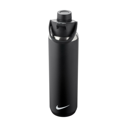 Nike Stainless Steel Recharge Chug Bottle 24oz -Blk/Blk/Wht