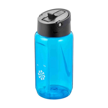 Nike TR Renew Recharge Straw Water Bottle - 16oz - Blue/Black/White